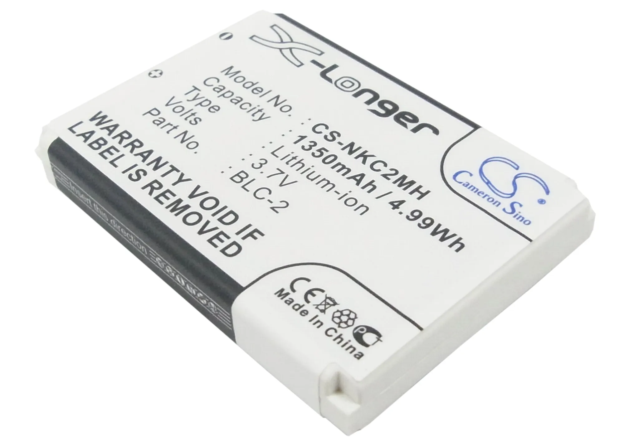 Cameron sino аккумулятор высокого качества 1350mAh BLC-2 для Nokia 1220 1221 1260 1261 2260 3310 3315 3330 OBI