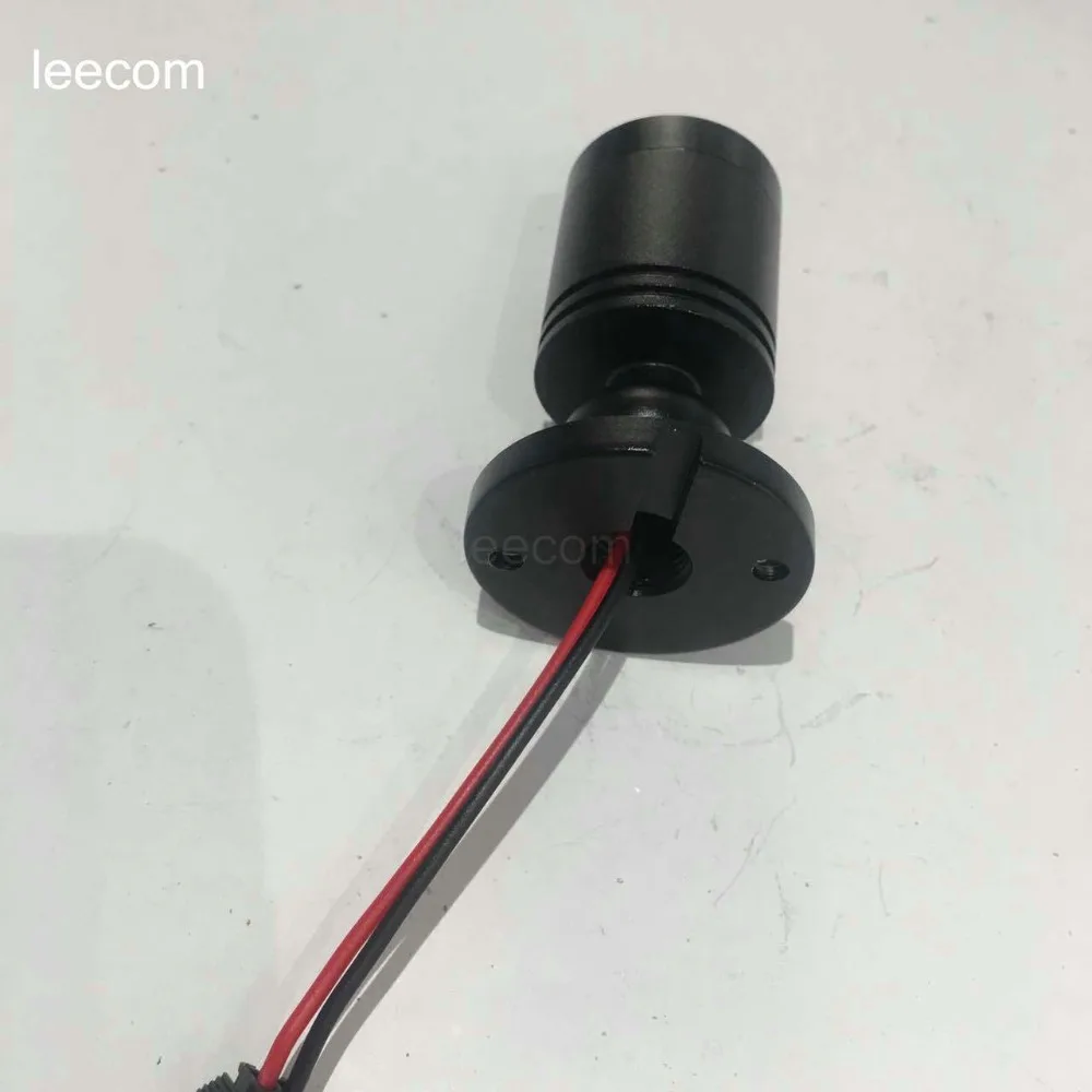 10 шт. D25 * H55mm ЧЕРНЫЙ светодиод под свет в шкафу утопленные потолочные светильники