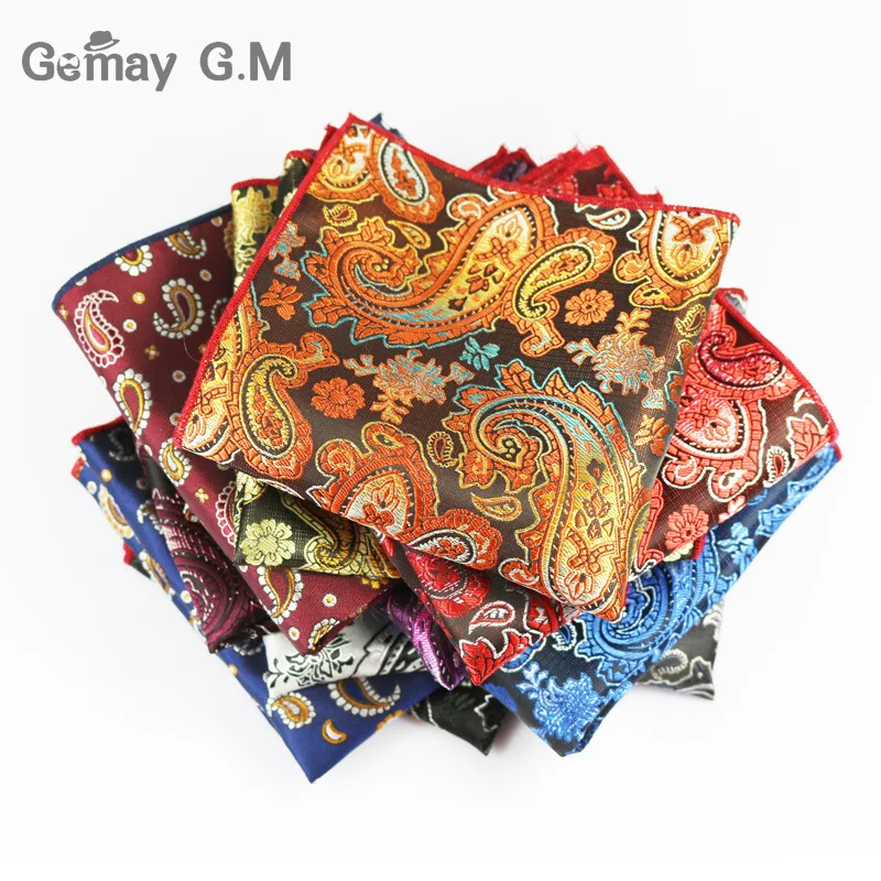 Модный квадратный Карманный мужской карман с рисунком Пейсли | Аксессуары для