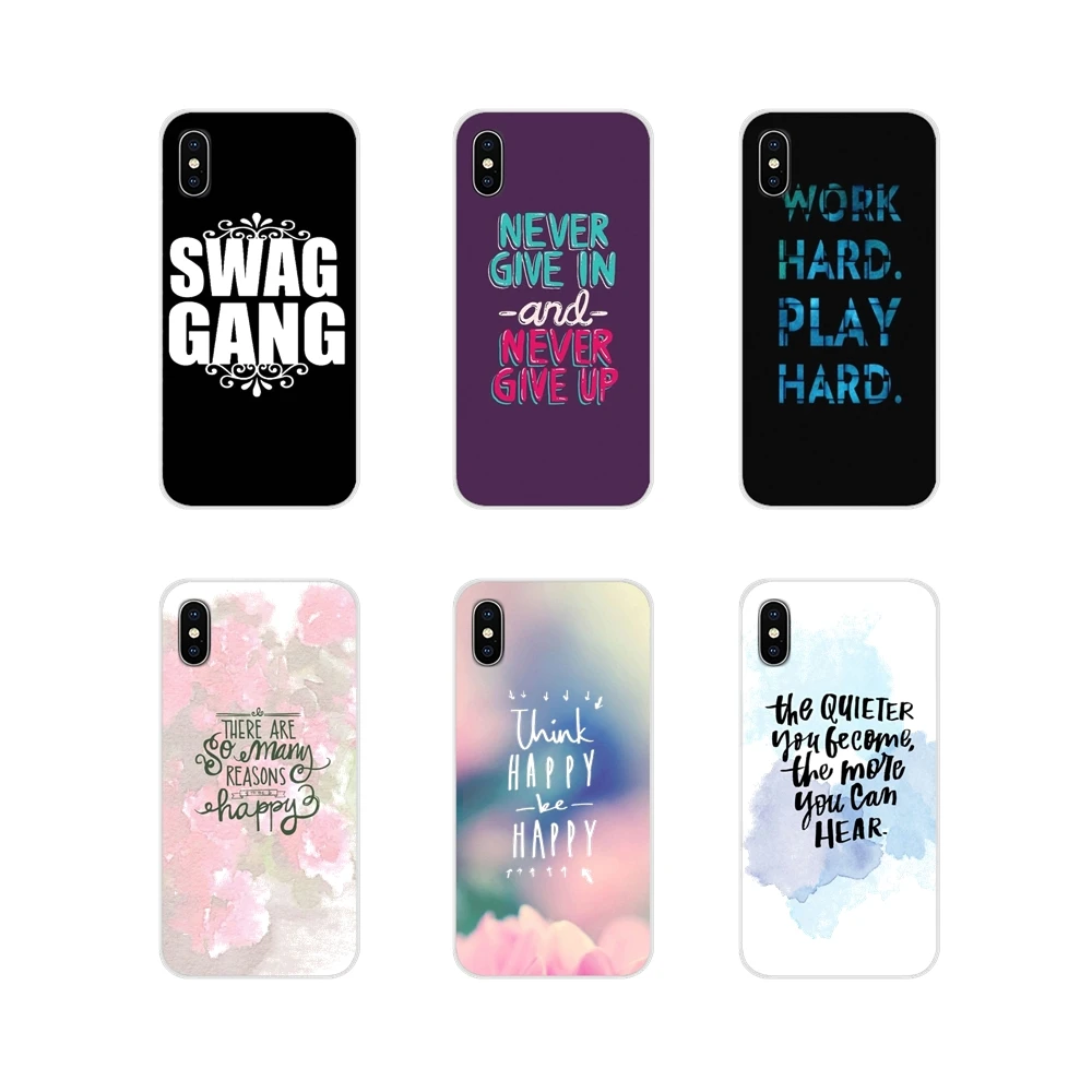Для Huawei G7 G8 P7 P8 P9 P10 P20 P30 Lite Mini Pro P Smart Plus 2017 2018 2019 swag знак кавычек аксессуары чехлы
