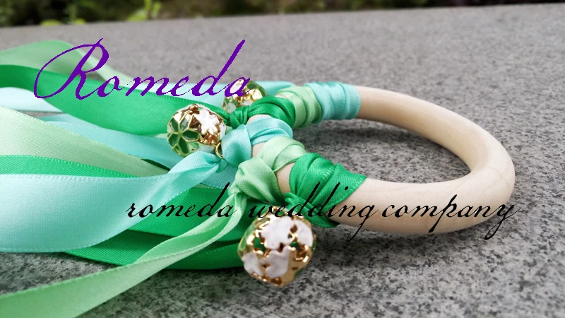 2017 Топ Дизайн 3 шт цветной колокольчик зеленый цвет пятнистая лента деревянная