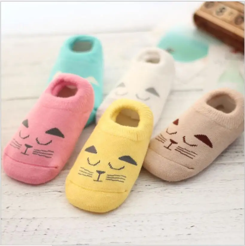 Детские Оригинальные хлопковые носки для младенцев на весну/лето детские