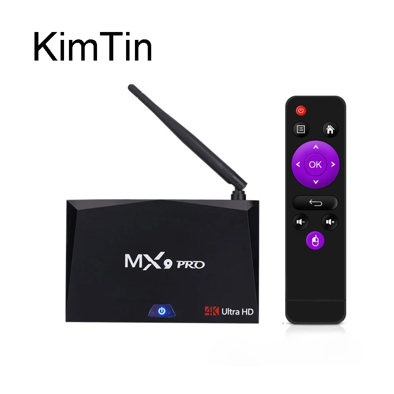 MX9 Pro TV Box Android 8.1 Boxtv 4GB 32GB RK3328 Quad Core 2.4G/5G WiFi Smart Set-top HDR10 4K Media Player | Электроника