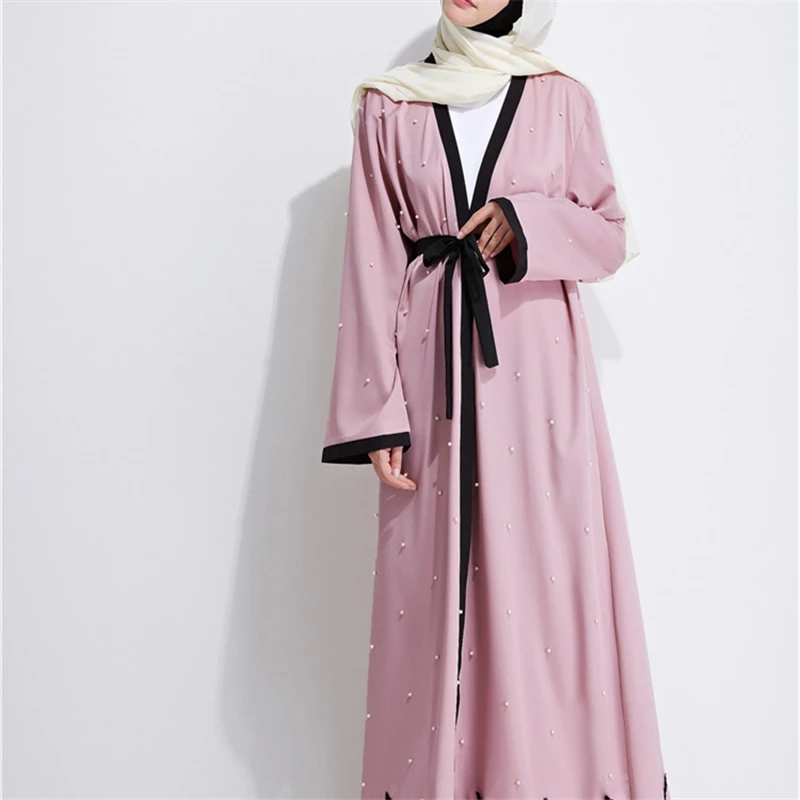 Мусульманский бренд 2020 модное платье ткань abaya кафтан халаты платья винтажные