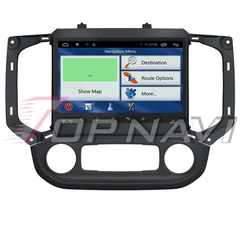 Автомобильный аудиоплеер Topnavi Android 7 1 Автомагнитола для Chevrolet S10 2017-стерео