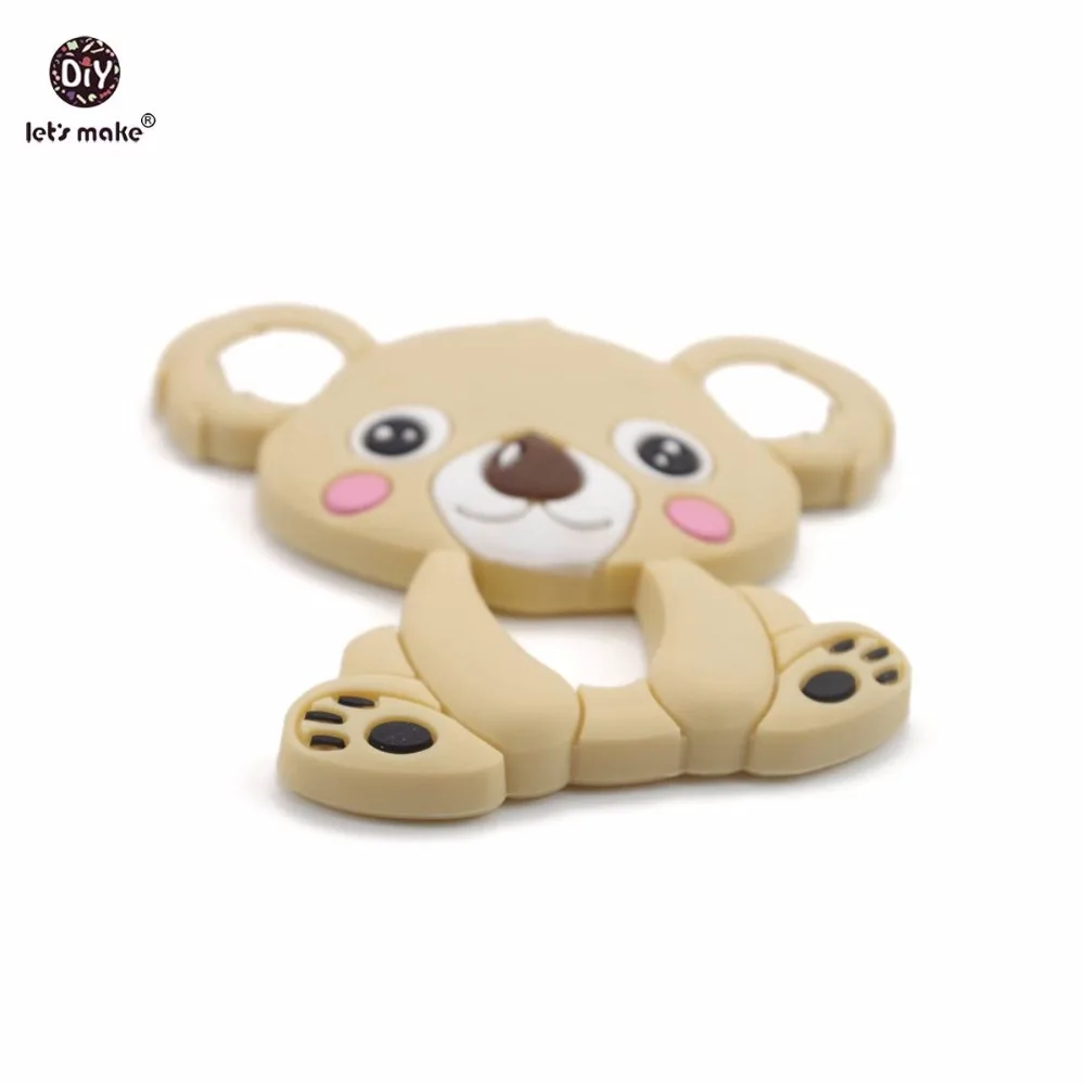 Детский силиконовый Прорезыватель для зубов от Let's Make 10 шт.|baby pendant|pendant necklacependant