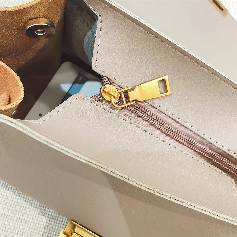 Для женщин Мода из искусственной замши нубука Сумки дамы shopping клапаном трапеция
