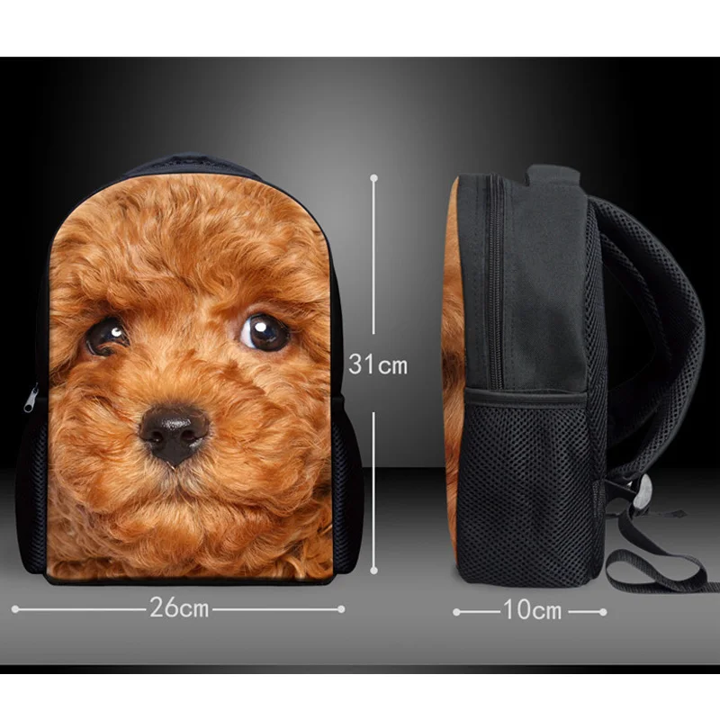 JACKHERELOOK Preppy Style Schoolbags French bulldog Shoulder Bag 12 Inch Mini Children Toddler Backpacks Boys Girls Satchel New | Багаж и