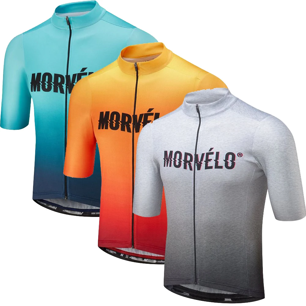 Morvelo 2019 летние велосипедные майки велосипед рубашка Для мужчин Велоспорт Джерси