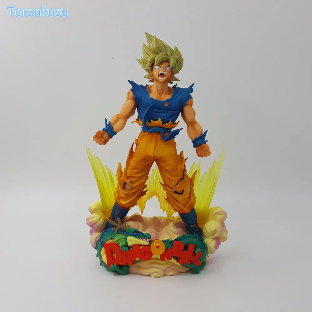 Экшн фигурка Dragon Ball Z Супер Saiyan MSP ПВХ модель игрушки 240 мм аниме Драконий шар и