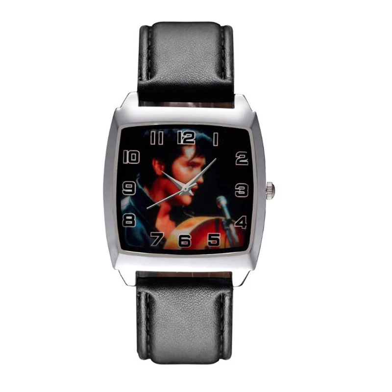 

Cartoon Style Wrist Watch Rectangle Dial Children's Watches Women's Kids Student Boys Girls Quartz Leather Strap Clock JD01