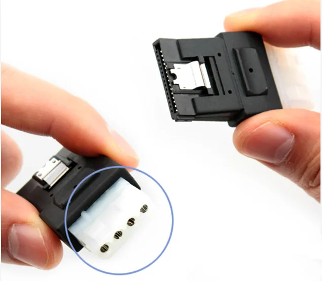 Конвертер питания для Sata15p female &amp IDE 4p кабель Соединительный адаптер | Компьютеры