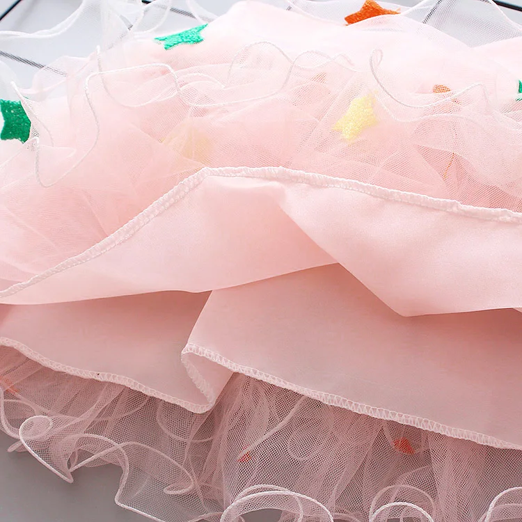 BibiCola/Летняя юбка пачка для маленьких девочек модная кружевная принцессы Одежда