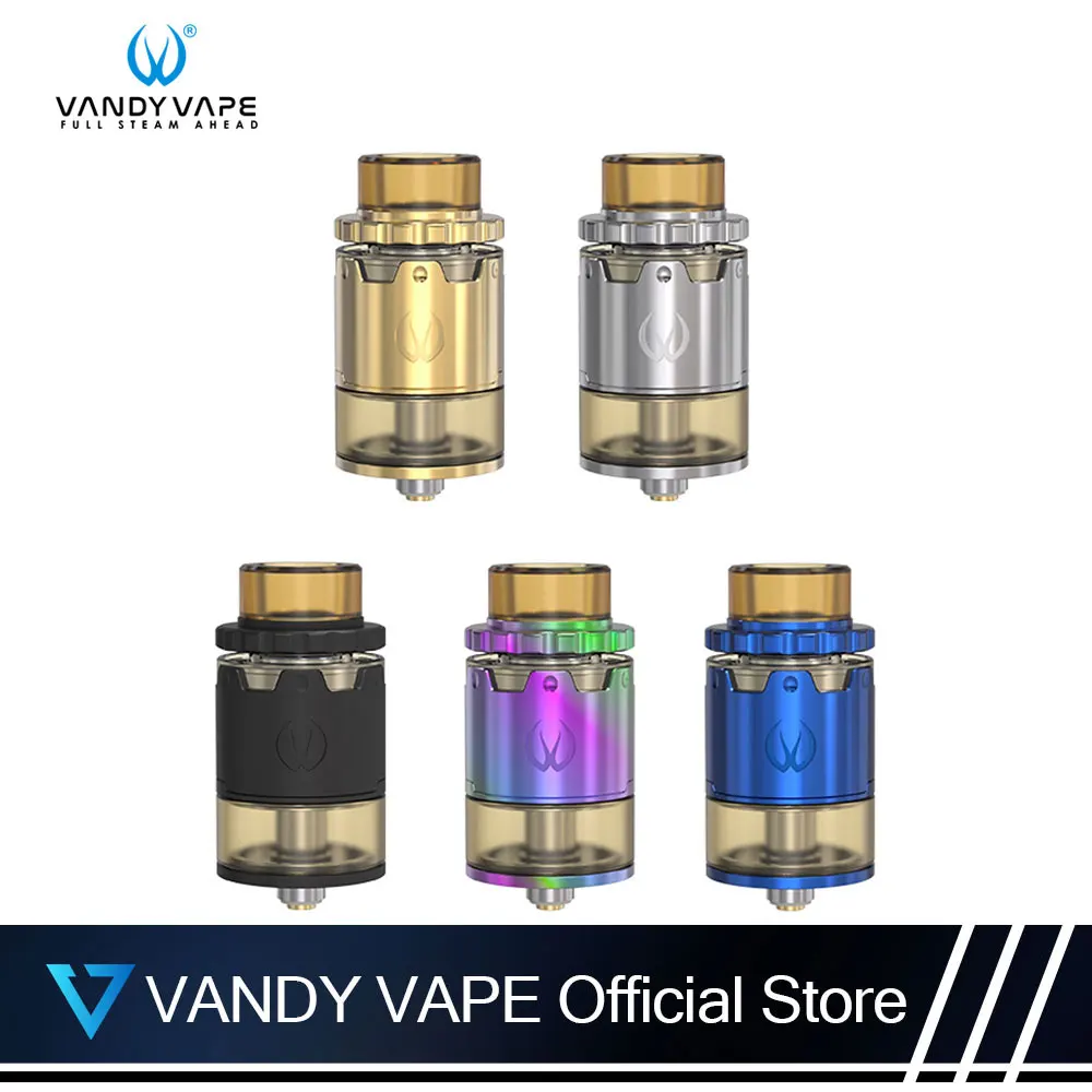 Оригинальный вейп Vandy Pyro V2 RDTA атомайзер электронная сигарета емкость 2 мл или 4