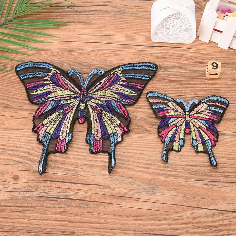 Нашивки бабочки тепло для печати на футболке джинсы гладить патчи одежды уровень