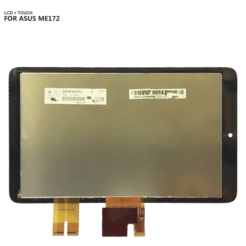 100% Tested Lcd For ASUS Memo Pad Tablet ME172V ME172 K0W Display Panel LCD Combo Touch Screen Glass Sensor Replacement Parts | Компьютеры