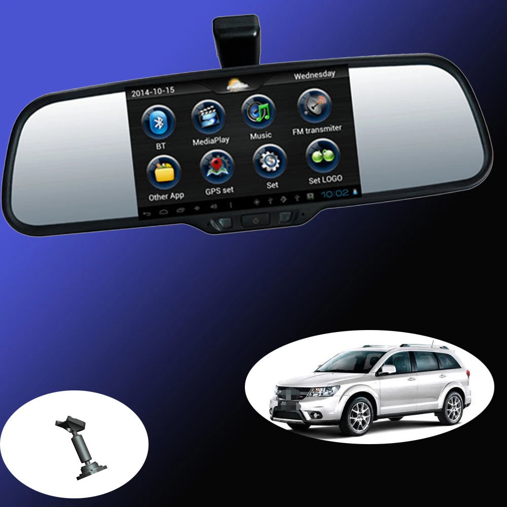 Зеркало заднего вида на Android 5 дюймов GPS Bluetooth Wi-Fi сенсорный экран для Dodge Caravan Ram