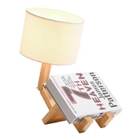 nordic simple modern table lamp personality creative lazy living room bedroom studycoffee tvcabinet bed wood bedroom table lighg