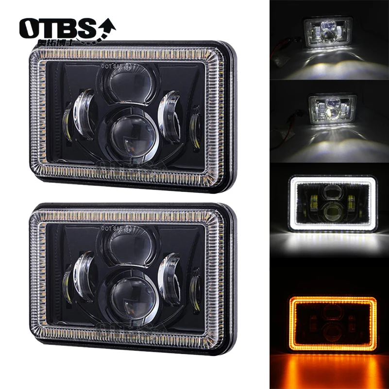 OTBS прямоугольные 4x6 светодиодный ные фары ближнего и дальнего света светодиодные