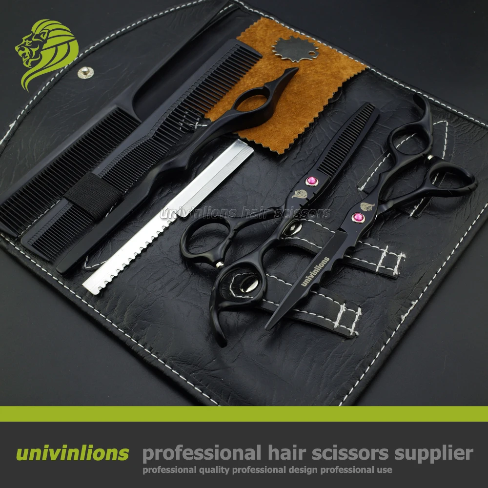 Лидер продаж Профессиональные Парикмахерские ножницы с волнистыми лезвиями 6