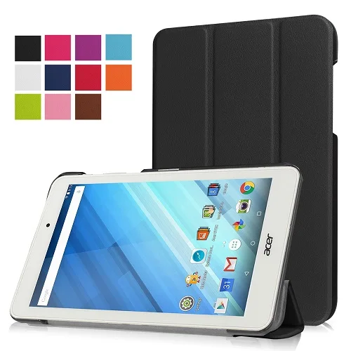 Smart pu кожаный чехол стойка folio защитный накладка для 2016 acer Iconia One 8 B1 850 &quotпланшет +