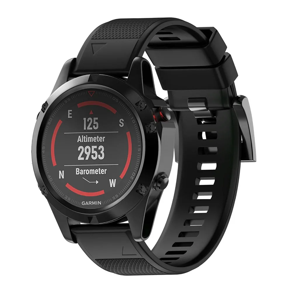 Спортивный ремешок для Garmin Fenix 5/5X/Φ часов быстросъемный простой в использовании