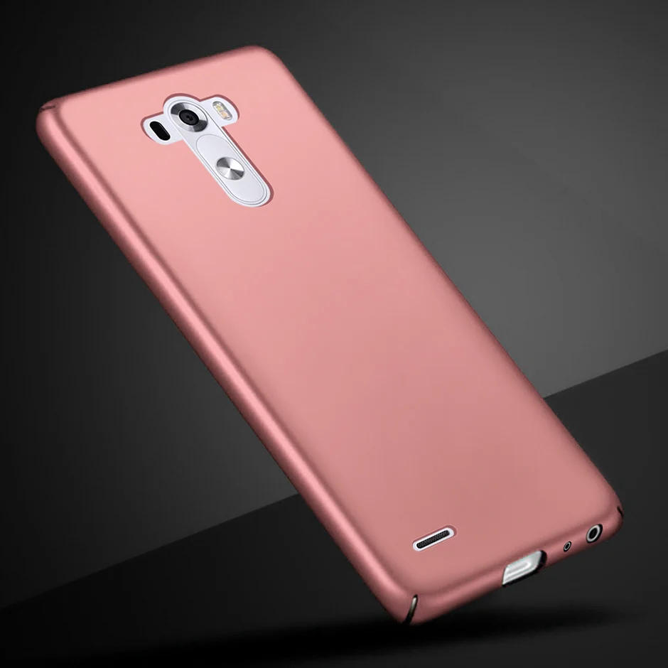 Жесткий ПК чехол для LG Optimus G3 5 &quotчехол роскошный простой матовый телефона G 3 D850 D851
