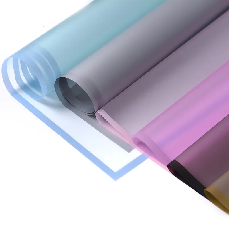 20 шт./лот прозрачная матовая бумага для упаковки цветов|Подарочные сумки и