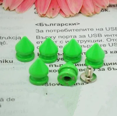 8*13 мм Металлические конфеты цвета отвертки DIY ремесло панковские Заклепки Пули