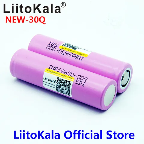 LiitoKala ICR18650-30Q 3000 мАч, 2 шт.