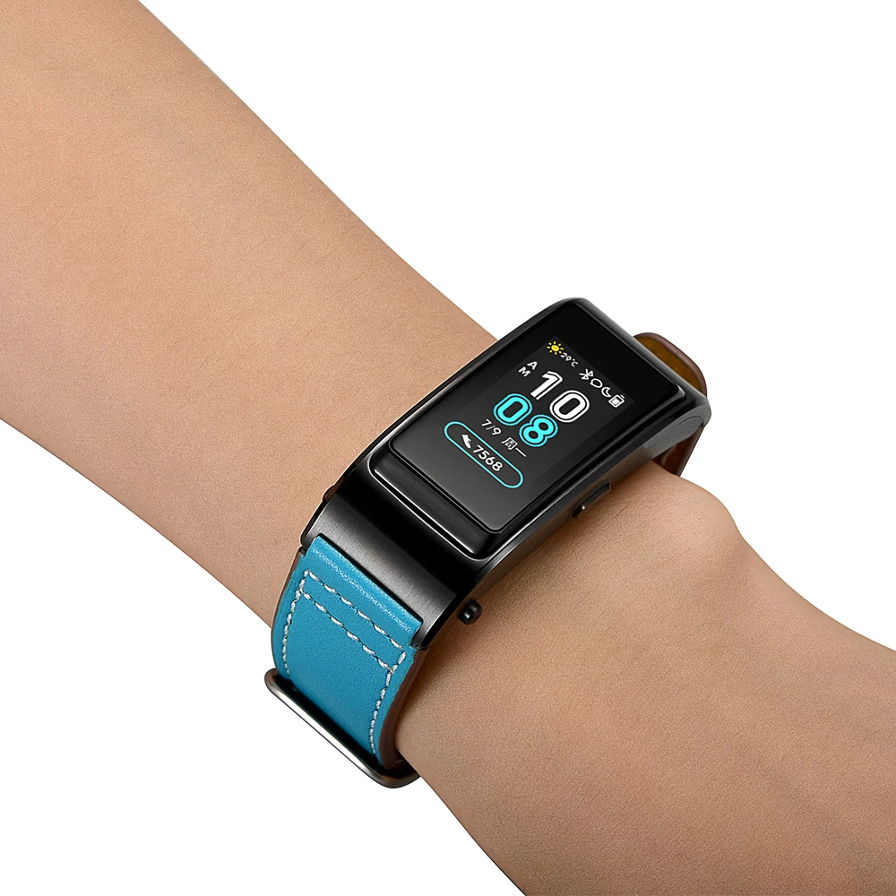 Список B5 сменный ремешок из натуральной кожи для huawei B5 Talkband Модный Элегантный ремешок для huawei B 5 Band два стиля