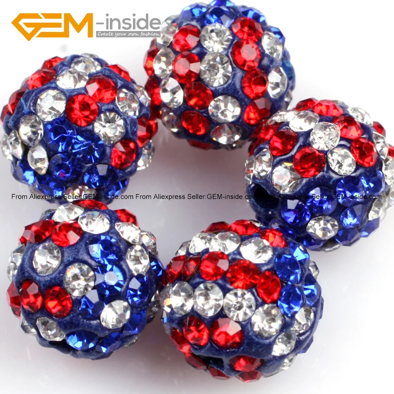 Горячие Смешанные Разноцветные микро-глиняные стразы ПАВЕ CZ Диско-Шар