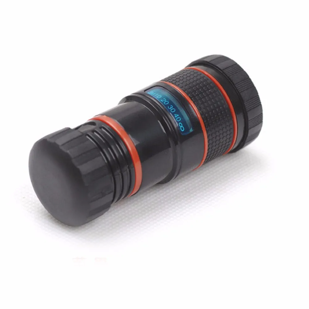 Populared Универсальный Объективы для телефонов 8X зум телескоп телефото для iphone 6 5s samsung S6 S5 htc LG мото Перевозка груза падения