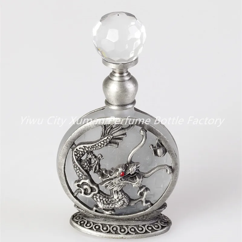 Флакон для парфюма с металлическим Attar 8 мл винтажный многоразовый флакон