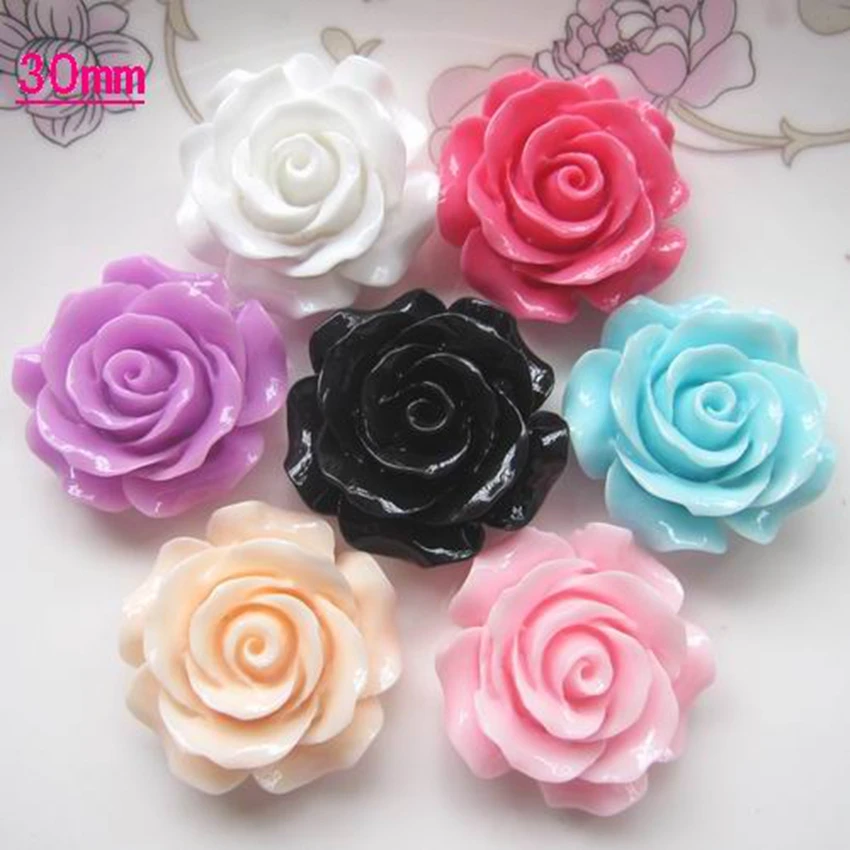 Ювелирные материалы для украшения волос сделай сам 30 шт. смешанные мм с плоской