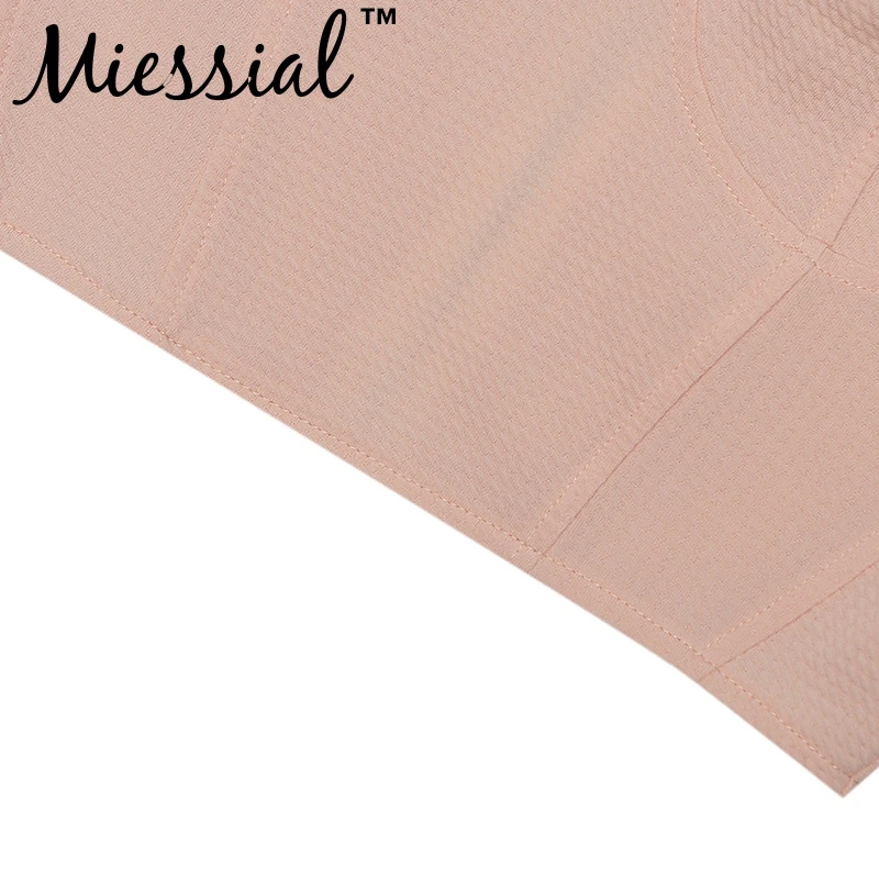 Miessial, розовая Элегантная блузка Футболка с открытыми плечами Женская модная винтажная блузка с открытой спиной Женская осенне-зимняя сексуальная клубная блуза