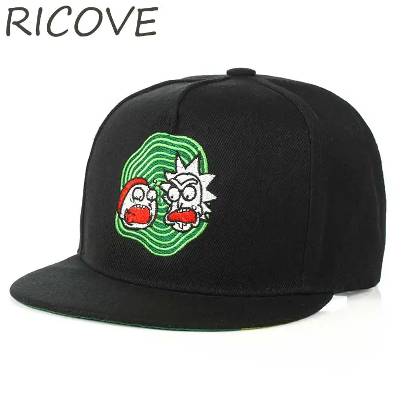 Rick And Morty папа шляпа мужская Snapback летняя кепка бейсболка Плоская хип хоп для