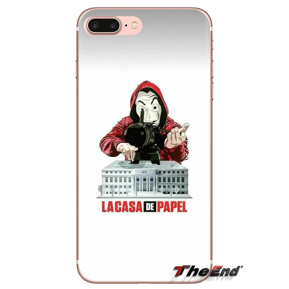 Мягкий прозрачный чехол для LG Spirit Motorola Moto X4 E4 E5 G5 G5S G6 Z Z2 Z3 G2 G3 C Play Plus Mini La Casa De Papel Money