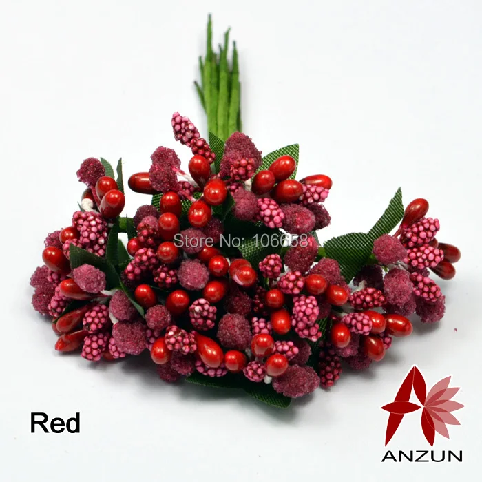 144 шт. искусственные тычинки для украшения торта|flower stamen pistil|stamen pistilwire stems |