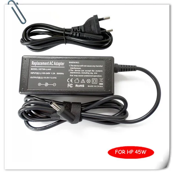 

Laptop AC Adapter for HP 740015-002 740015-003 HSTNN-DA35 ADP-45WD B carregador de notebook universal