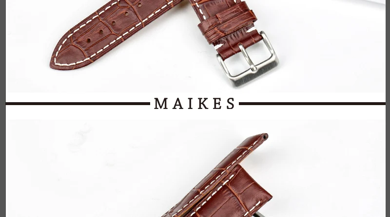 MAIKES, новинка, аксессуары для часов, натуральная кожа, ремешок для часов 18-24 мм, ремешок для часов, Пряжка из нержавеющей стали, ремешок для часов, для мужчин, для TISSOT