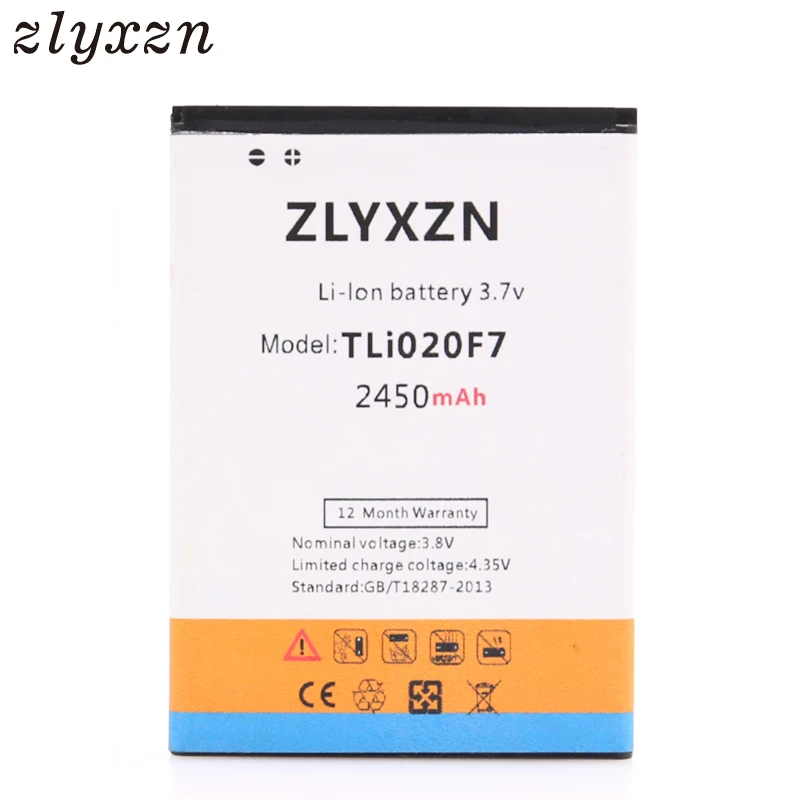 2450 мА/ч TLI020F7 батарея для Alcatel PIXI 4 5045D Pop 2 5042D C7 7040 7040D 7041 7041D J720 J720T J726T so2