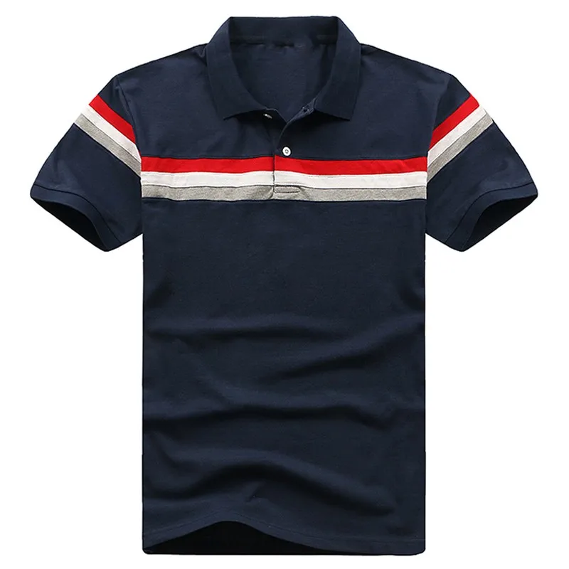 

Summer plus size casual men t shirt 2xl-8xl fat male cotton turn-down collar largeshort-sleeve striped mens t-shirt 155 cm
