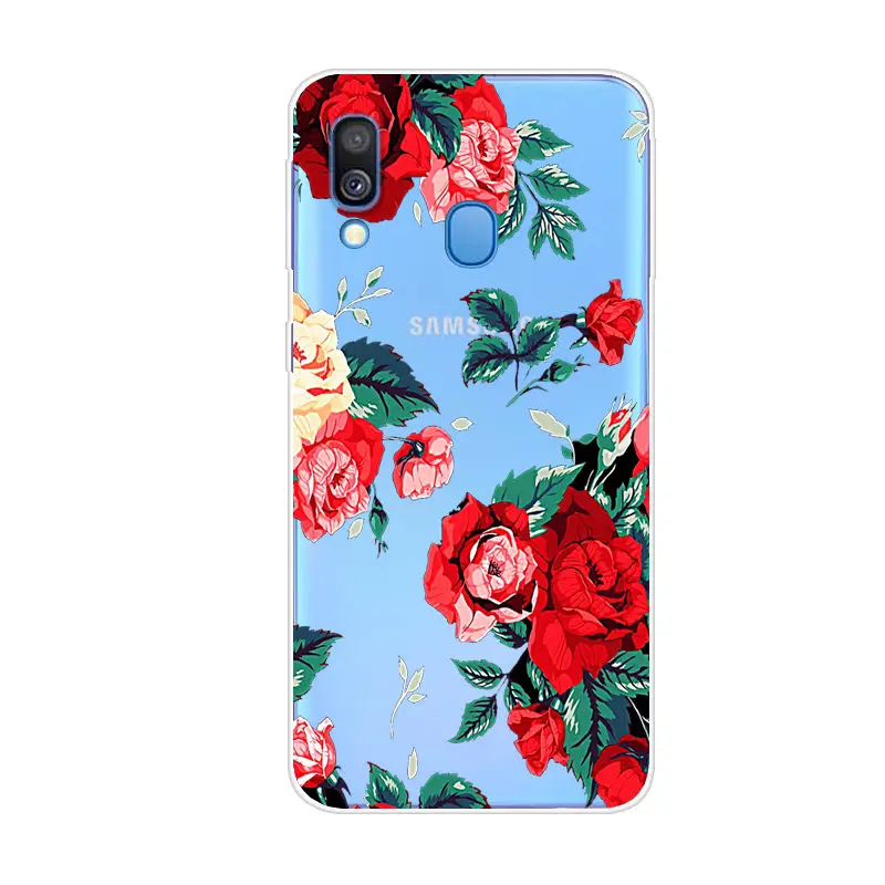 Мягкий мультяшный чехол для Samsung A40 силиконовый задняя крышка телефона Galaxy GalaxyA40 A