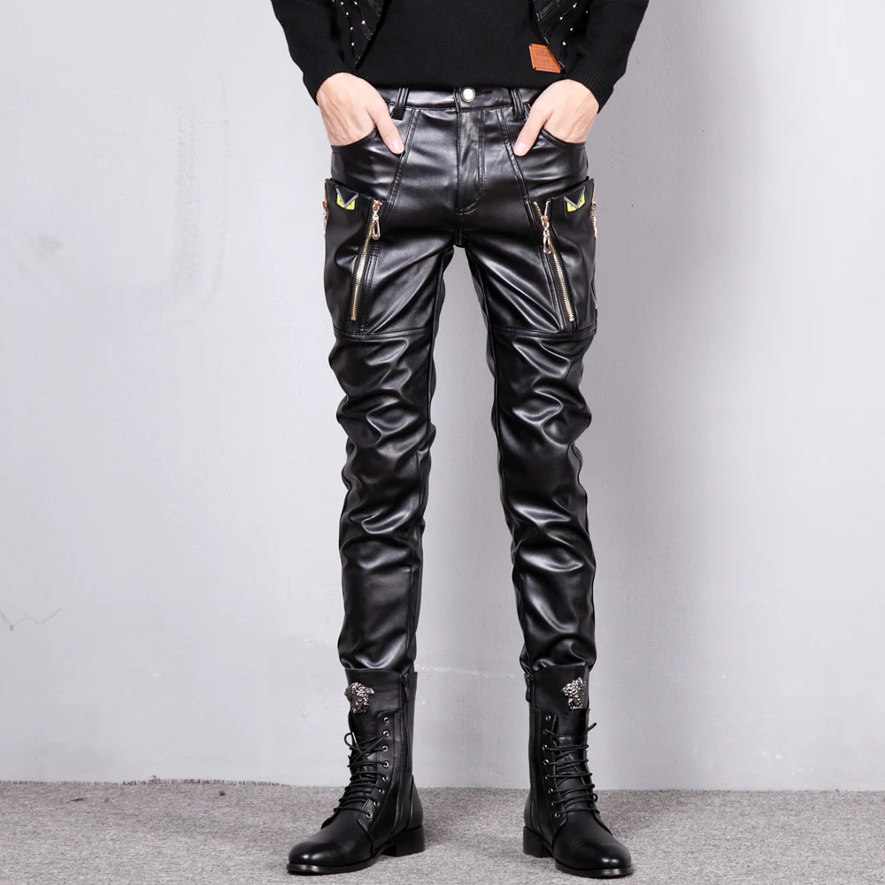 Мужская одежда в Корейском стиле повседневные мужские деловые брюки хип-хоп