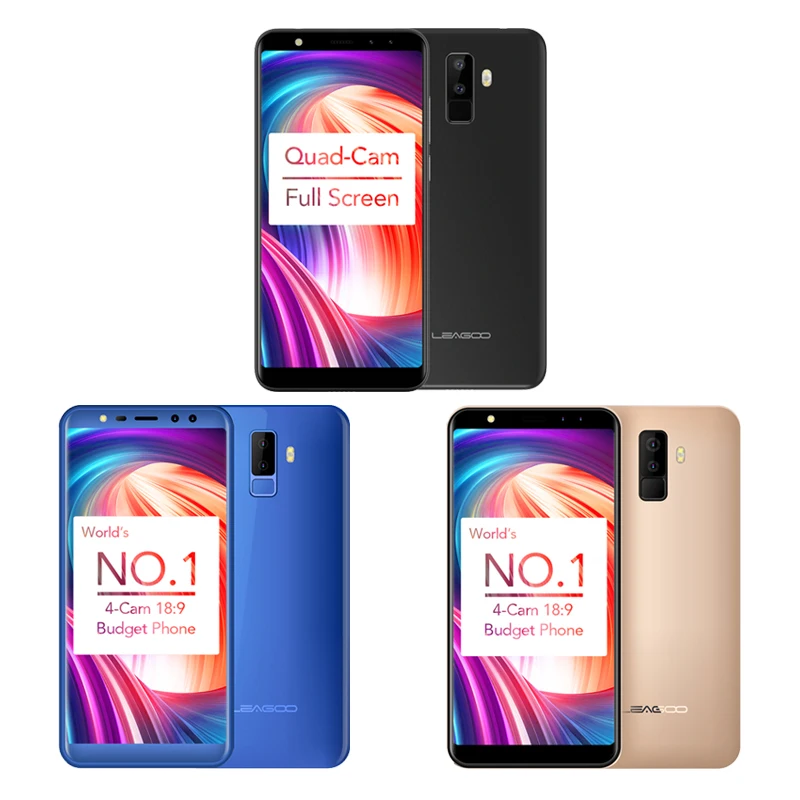 LEAGOO M9 5 &quotполноэкранный мобильный телефон Android 7 0 MT6580A четырехъядерный 2 ГБ + 16 Гб 8MP