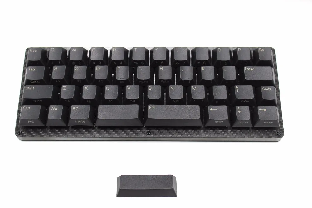 YMDK 40% заказной толстый профиль PBT Cherry OEM набор ключей для AMJ40 милая механическая