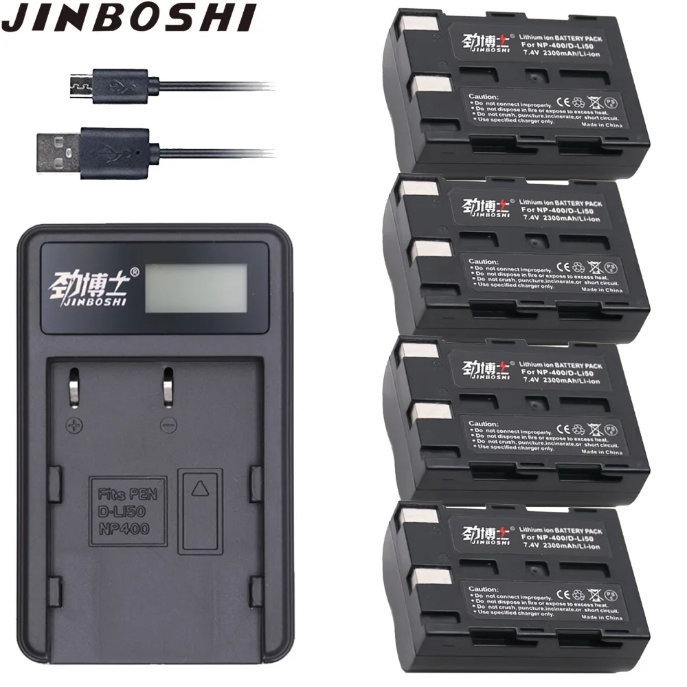 NP 400 NP400 литий ионный аккумулятор X4 + зарядное устройство USB с ЖК дисплеем для Konica