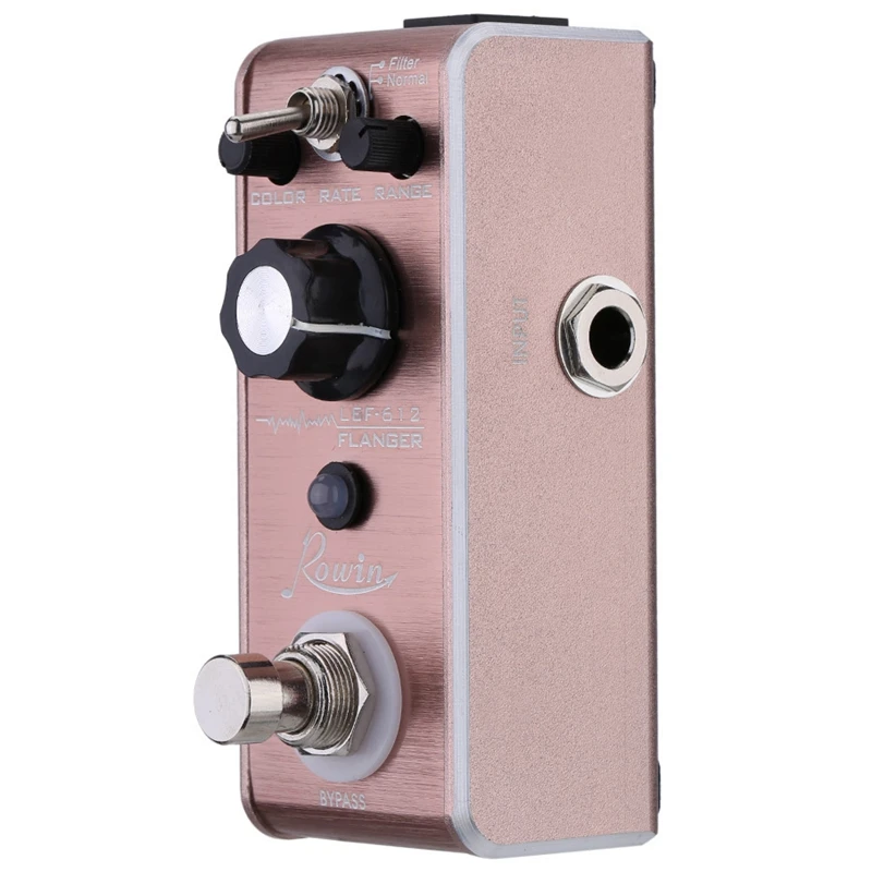 Rowin Lef-612 Flanger педаль мини гитарный эффект классический аналоговый прокатный