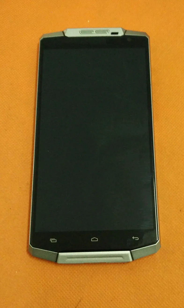 Б/у Оригинальный сенсорный экран и ЖК-дисплей + рамка для Oukitel K10000 5 дюймов MT6735